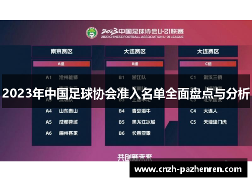 2023年中国足球协会准入名单全面盘点与分析